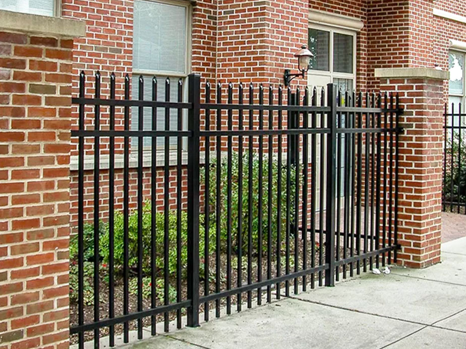 Commercial Aluminum decorative fencing in Tulsa Oklahoma