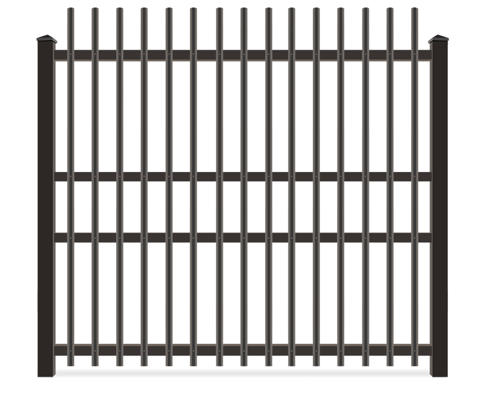 High security Commercial Ornamental Iron fence company in Tulsa Oklahoma