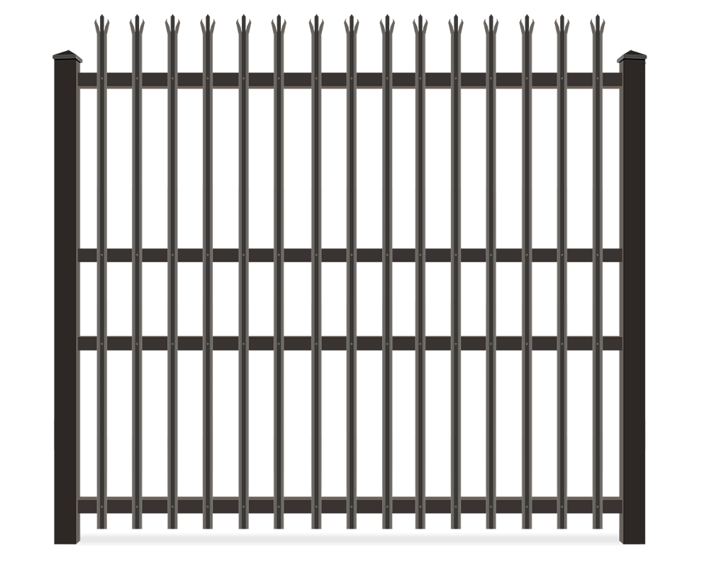 High security Commercial Ornamental Iron fence company in Tulsa Oklahoma