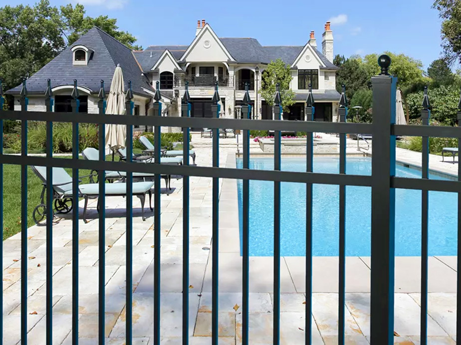 Ornamental Iron pool fencing in Tulsa Oklahoma