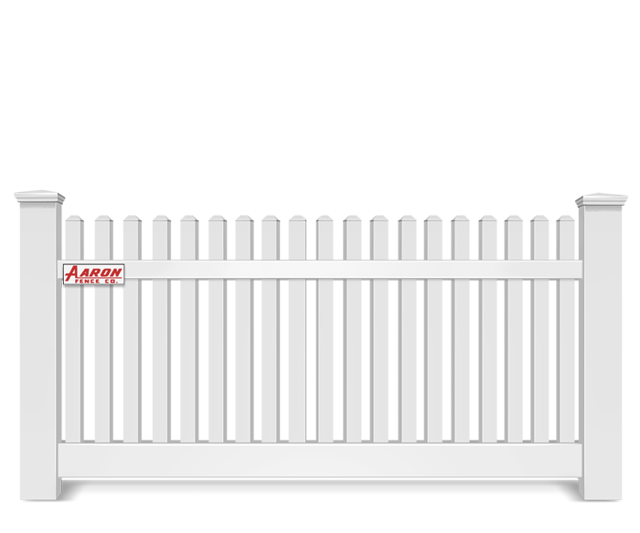 Vinyl picket fence contractor in Tulsa Oklahoma