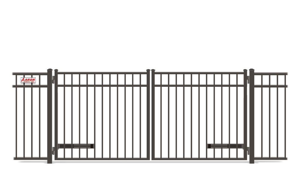 Aluminum double drive gate company in the Tulsa Oklahoma area.