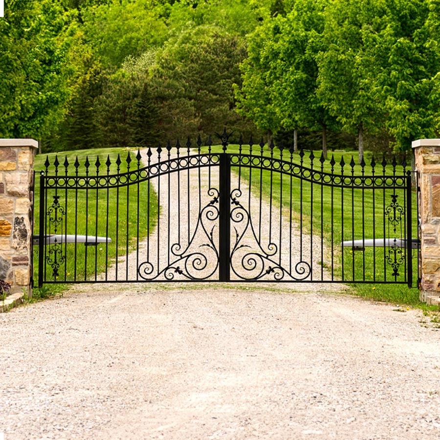 Tulsa Oklahoma estate gate installation for residential homes and farms.