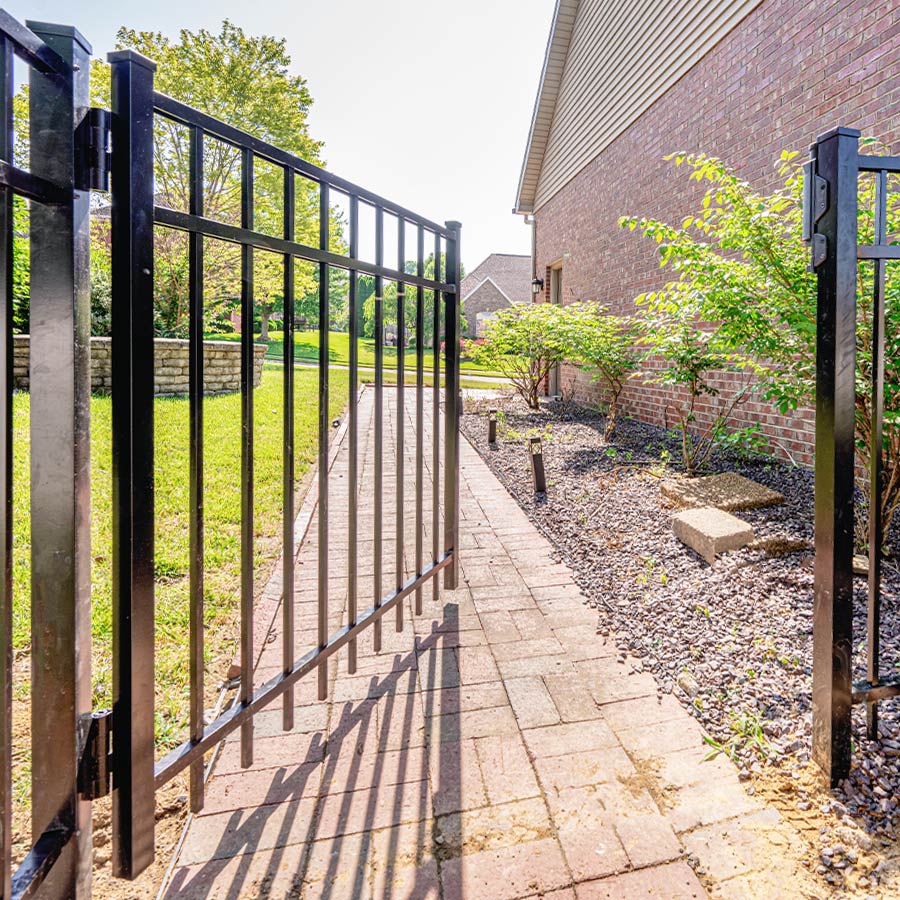 Tulsa Oklahoma residential single and double walk gates