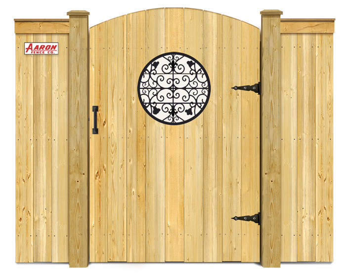 Residential residential wood gate contractor in Tulsa Oklahoma