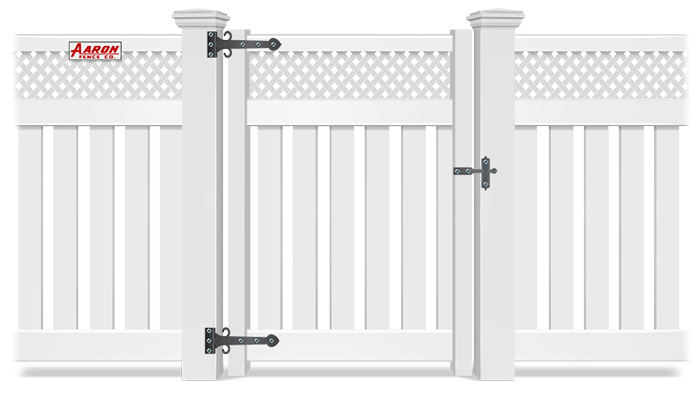 Residential residential vinyl gate contractor in Tulsa Oklahoma