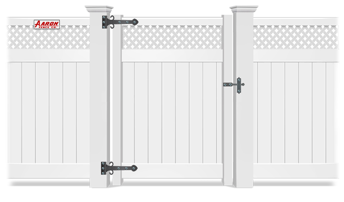 Residential residential vinyl gate contractor in Tulsa Oklahoma