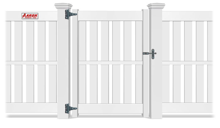 Residential residential vinyl gate contractor in Tulsa Oklahoma