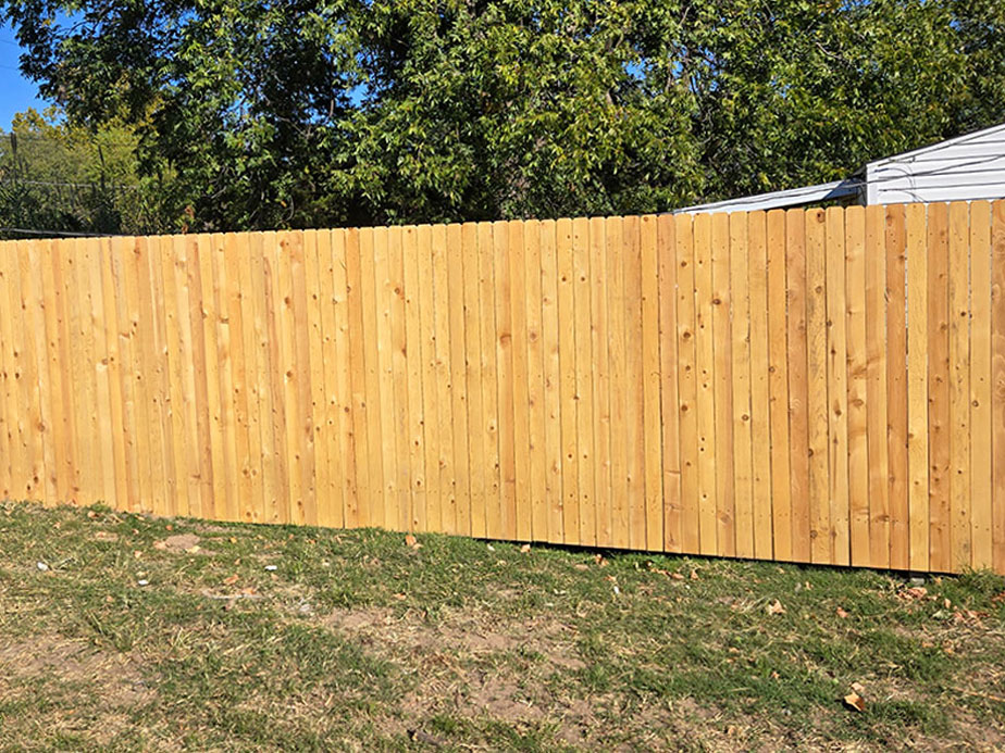 Jenks Oklahoma wood privacy fencing